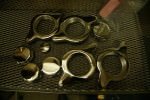 Chrome plating - parts finished & ready to pack